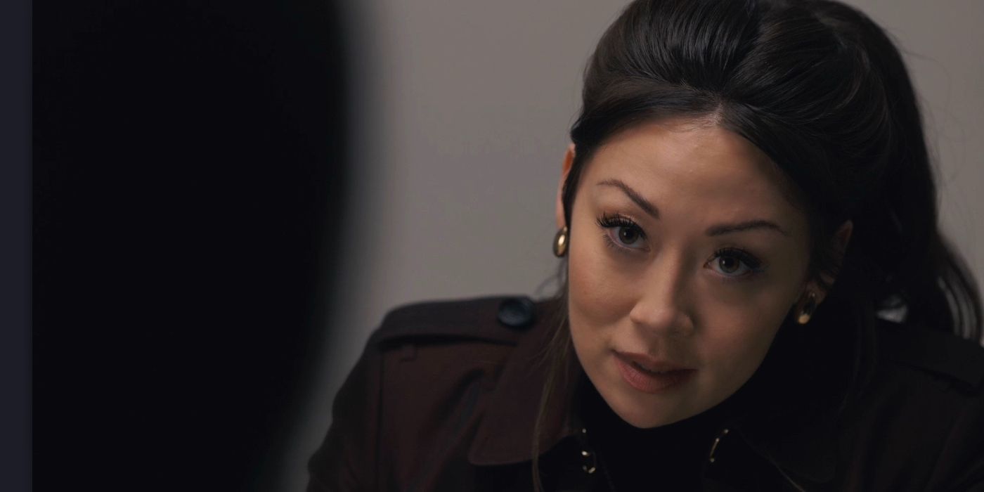 Fiona Rene as Reenie looking forward on 'Tracker.'
