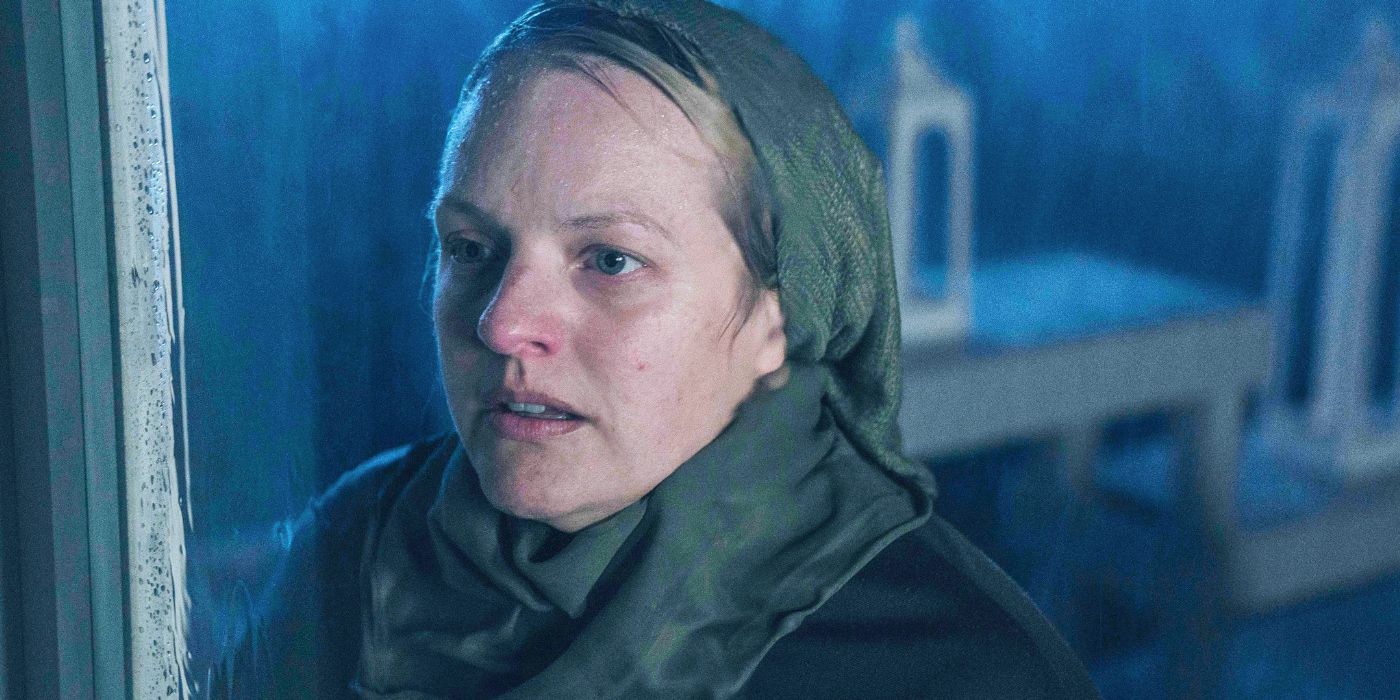 Elisabeth Moss as June in The Handmaid&rsquo;s Tale