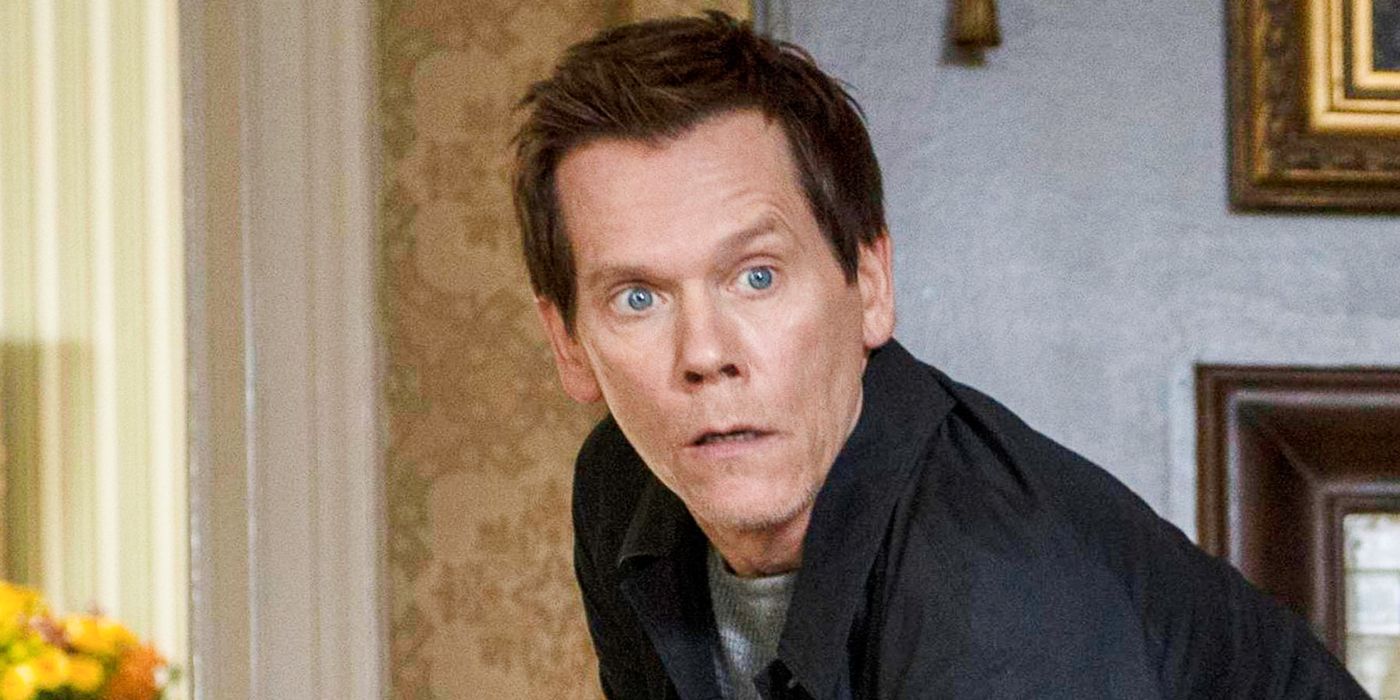 Kevin Bacon as Ryan Hardy, looking surprised on 'The Following'