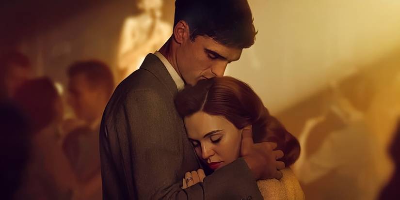 Jacob Elordi and Odessa Young in the key art for The Narrow Road to the Deep North