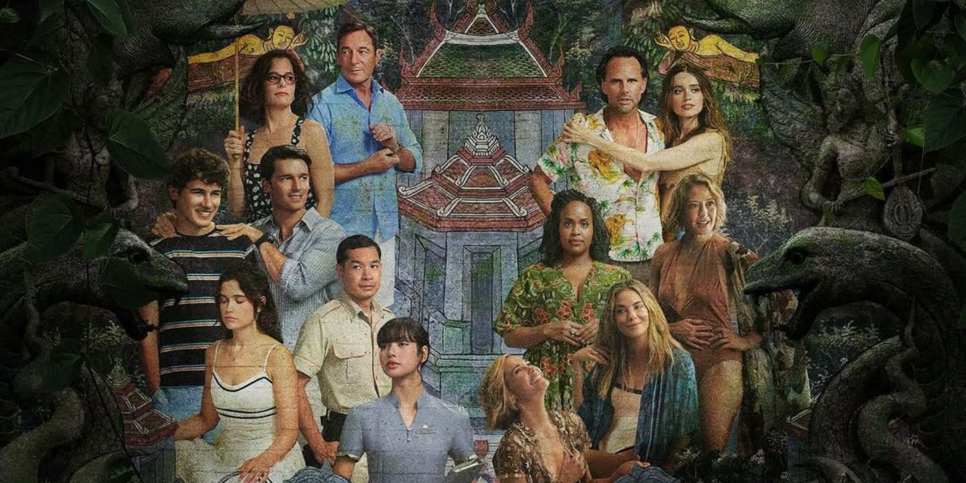 The poster for the third season of 'The White Lotus'