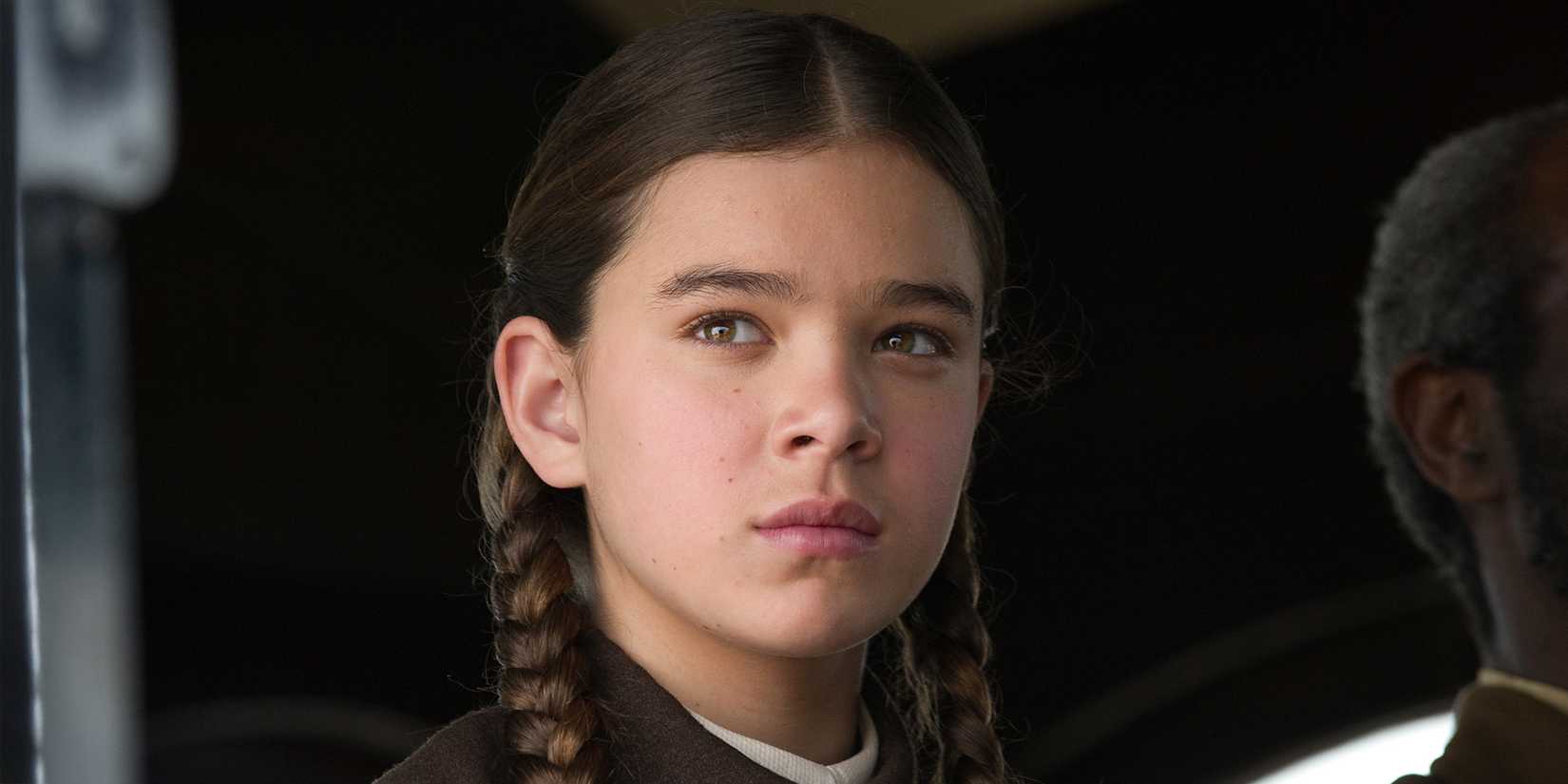 Hailee Steinfeld sports braids for her Oscar-nominated role in True Grit (2010)