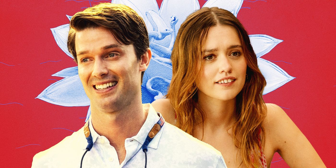 Patrick Schwarzenegger and Aimee Lou Wood together from The White Lotus