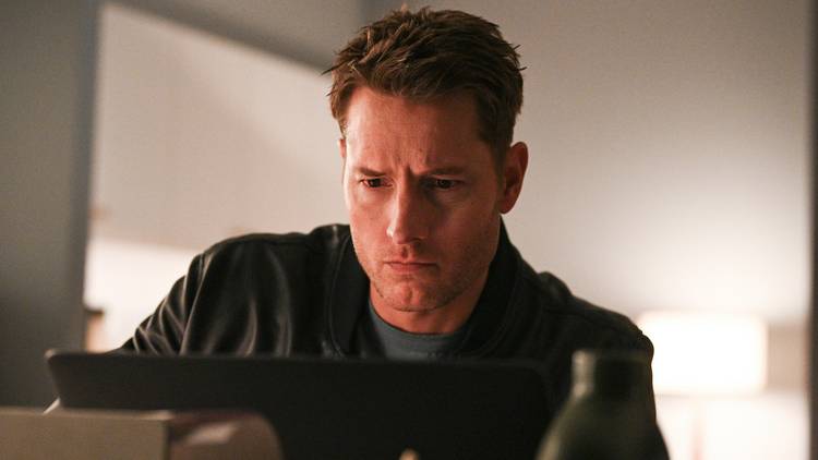 Justin Hartley as Colter Shaw in Tracker Season 2, Episode 19.