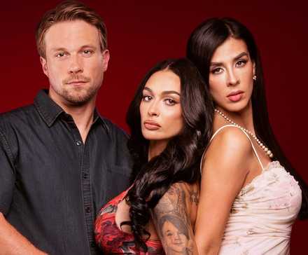 90 Day Fiance throuple, Matt, Any, and Amani.