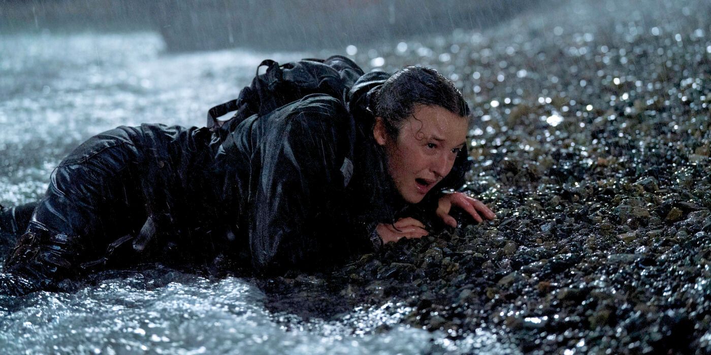 Bella Ramsey as Ellie in the Last of Us Season 2 finale