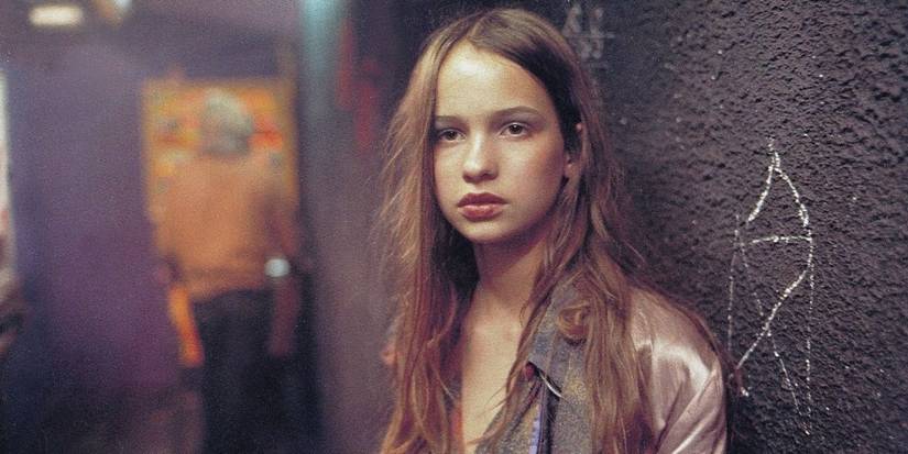A young girl looking intently in Christiane F 1