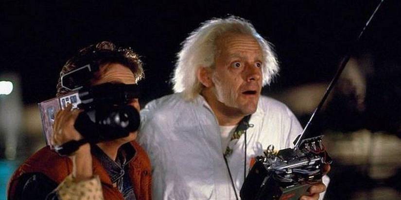 Christopher Lloyd as Doc Brown in Back to the Future