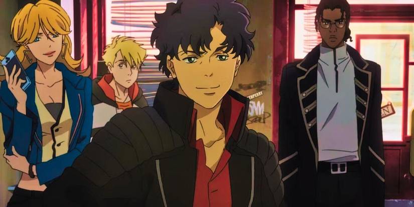 Lazarus crew starring at camera in Episode 7.