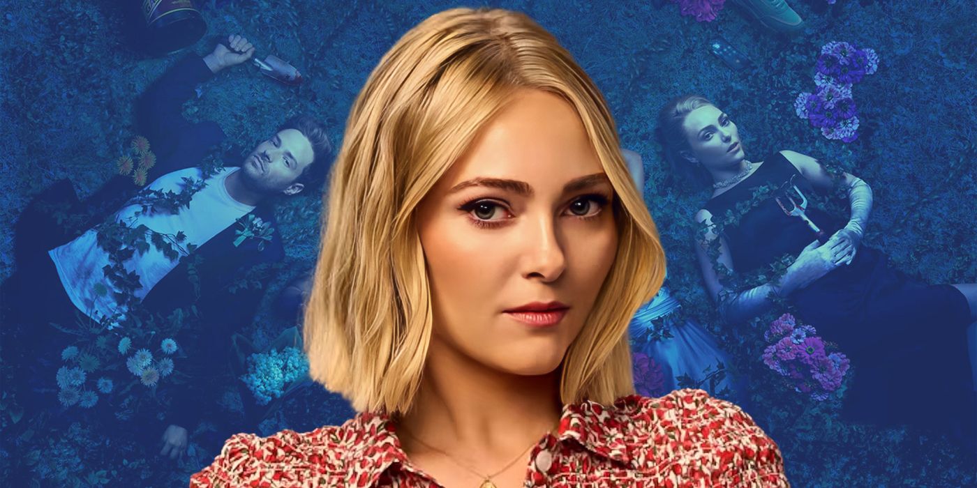 Image from Nimesh Niyomal Perera of AnnaSophia Robb with a sly smile for Grosse Pointe Garden Society
