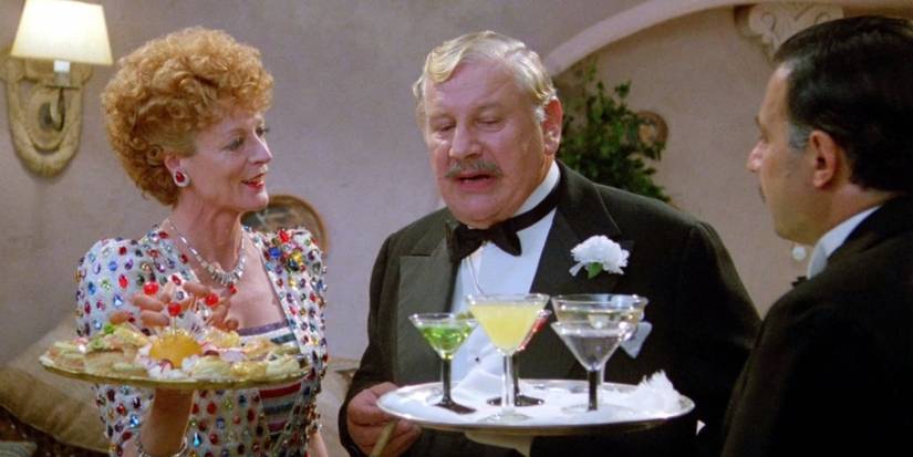 Maggie Smith and Peter Ustinov in Evil Under the Sun - 1982