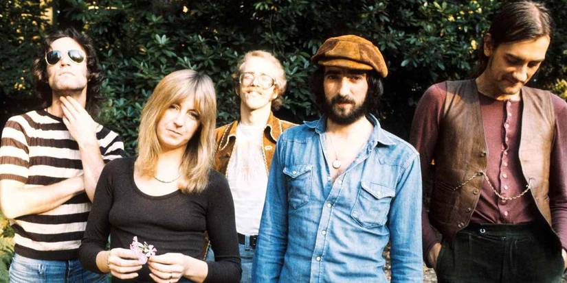 Fleetwood Mac band members Stevie Nicks and Lindsey Buckingham.