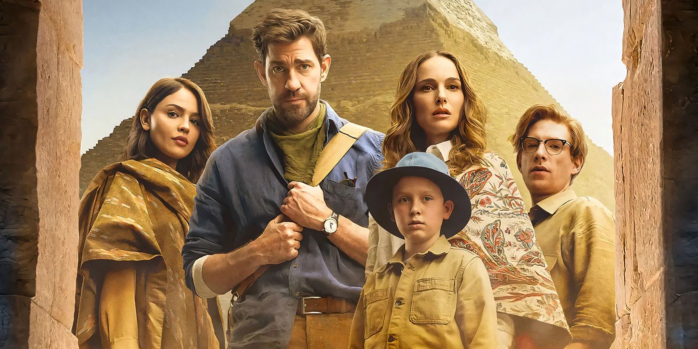 Domhnall Gleeson, Natalie Portman, John Krasinski and Eiza González in Fountain of Youth