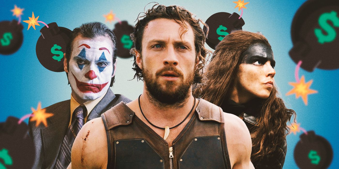 Custom image of Joker, Kraven, and Furiosa together surrounded by money bombs.
