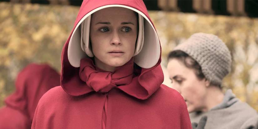 Alexis Bledel as Emily in The Handmaid's Tale