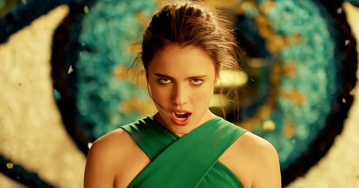 margaret qualley green dress Kenzo's Perfume Ad, Directed by Spike Jonze, Is A Must-Watch