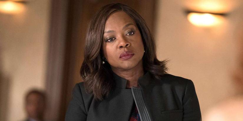 Viola Davis as Annalise Keating looking intently at something off-screen in How to Get Away With Murder.