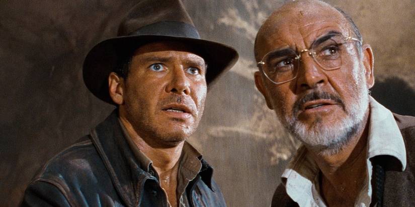 Harrison Ford and Sean Connery  in Indiana Jones and the Last Crusade