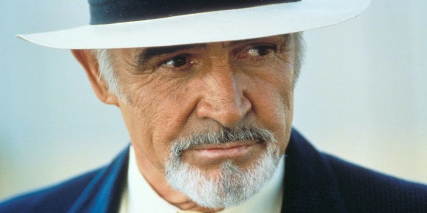 Sean Connery looking intently ahead in Just Cause