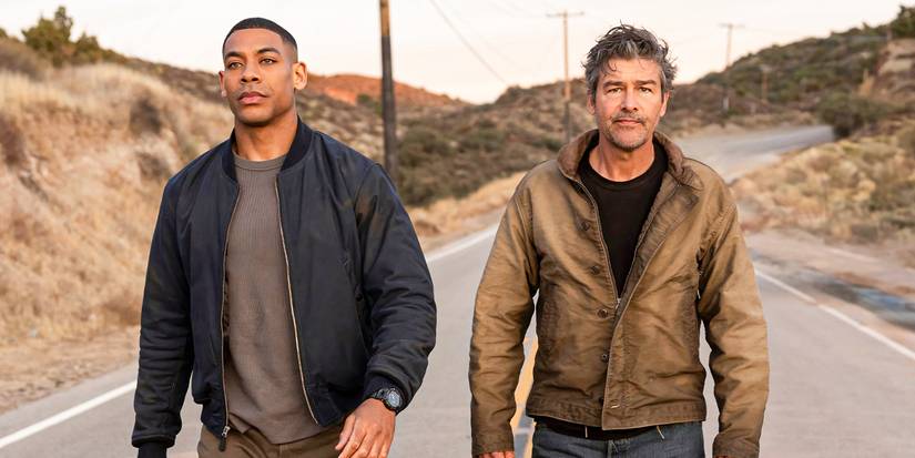 Kyle Chandler and Aaron Pierre in 'Lanterns.'