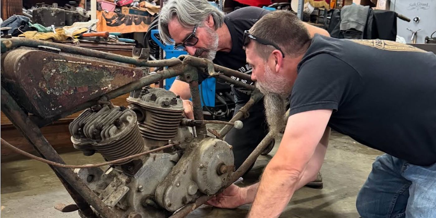 Why 'American Pickers' Star Mike Wolfe Is Running Into an Unexpected Twist With His 1930s Motorcycle Restoration