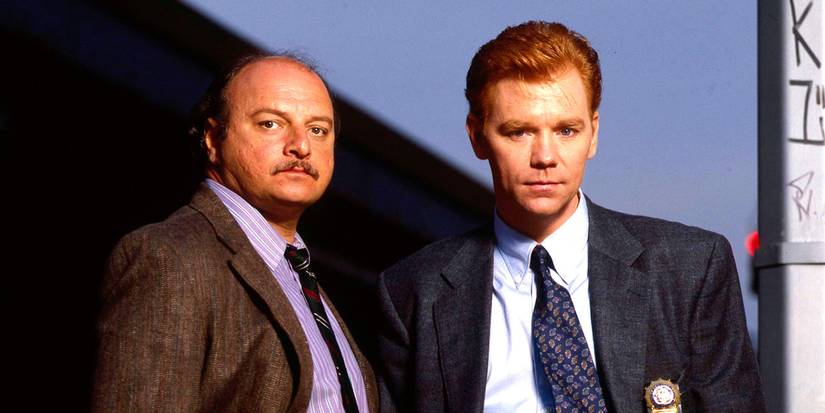 David Caruso and Dennis Franz in 'NYPD Blue.'