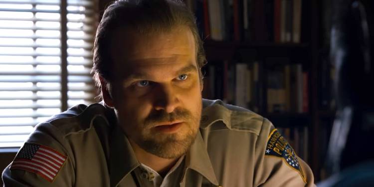 Chief Hopper (David Harbour) finds himself investigating many mysteries in Season 1 of 'Stranger Things.'