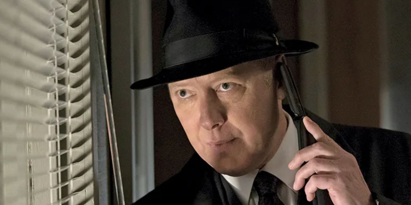 James Spader as Red in The Blacklist.