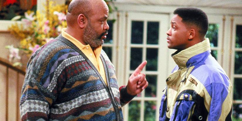 Phil pointing a finger at Will in The Fresh Prince of Bel-Air.