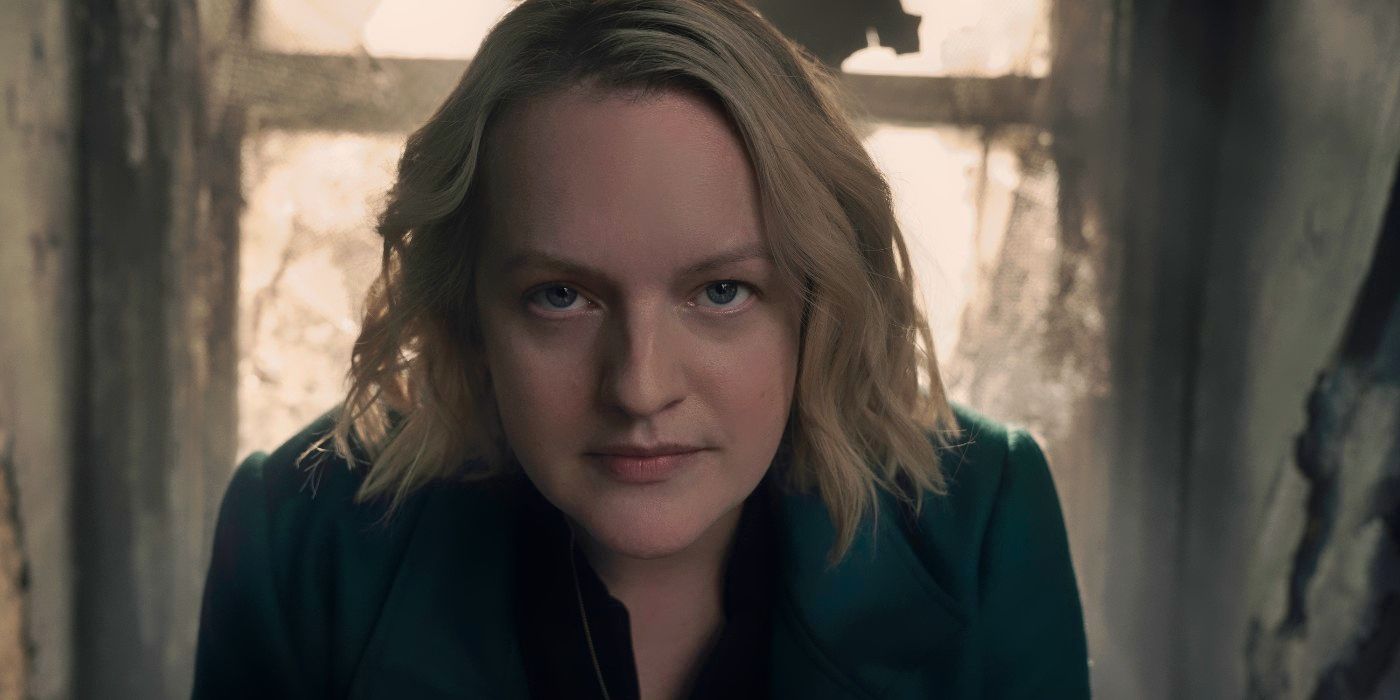 Elisabeth Moss behind-the-scenes in The Handmaid's Tale Season 6 finale