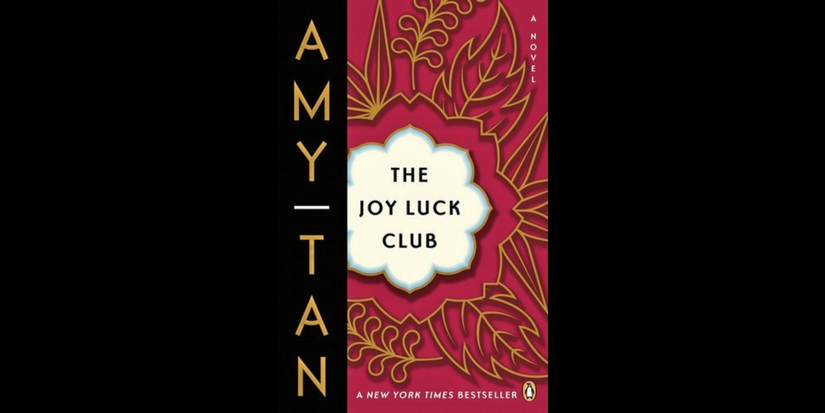 The book cover for The Joy Luck Club by Amy Tan