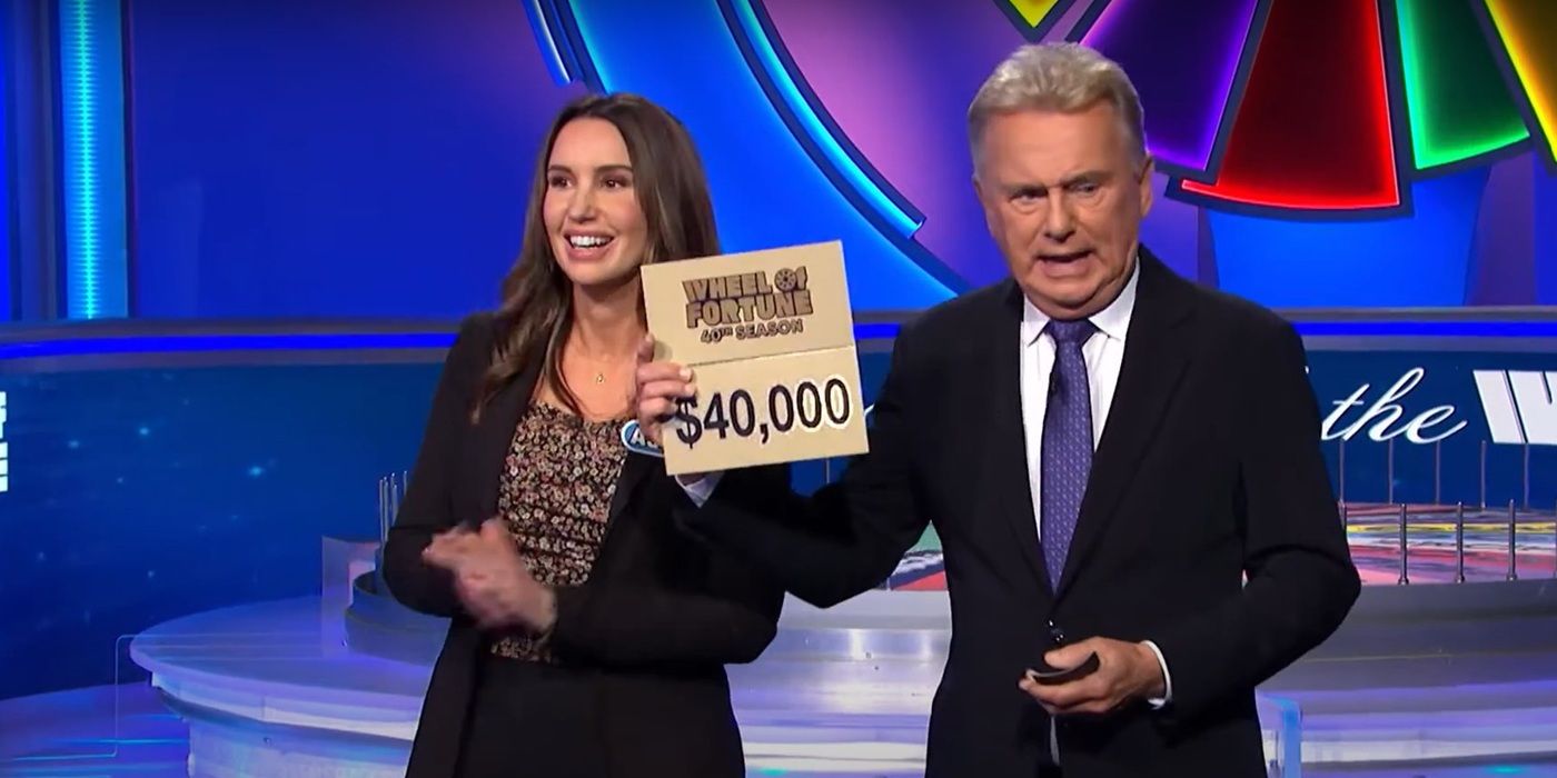 Ashley and Pat Sajak on Wheel of Fortune
