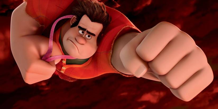 Ralph about to sacrifice himself at the end of 'Wreck-It Ralph'