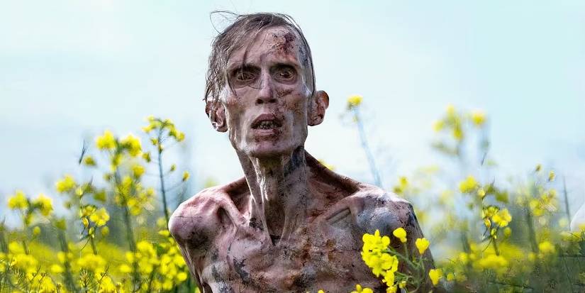 Angus Neil as a zombie in 28 Years Later