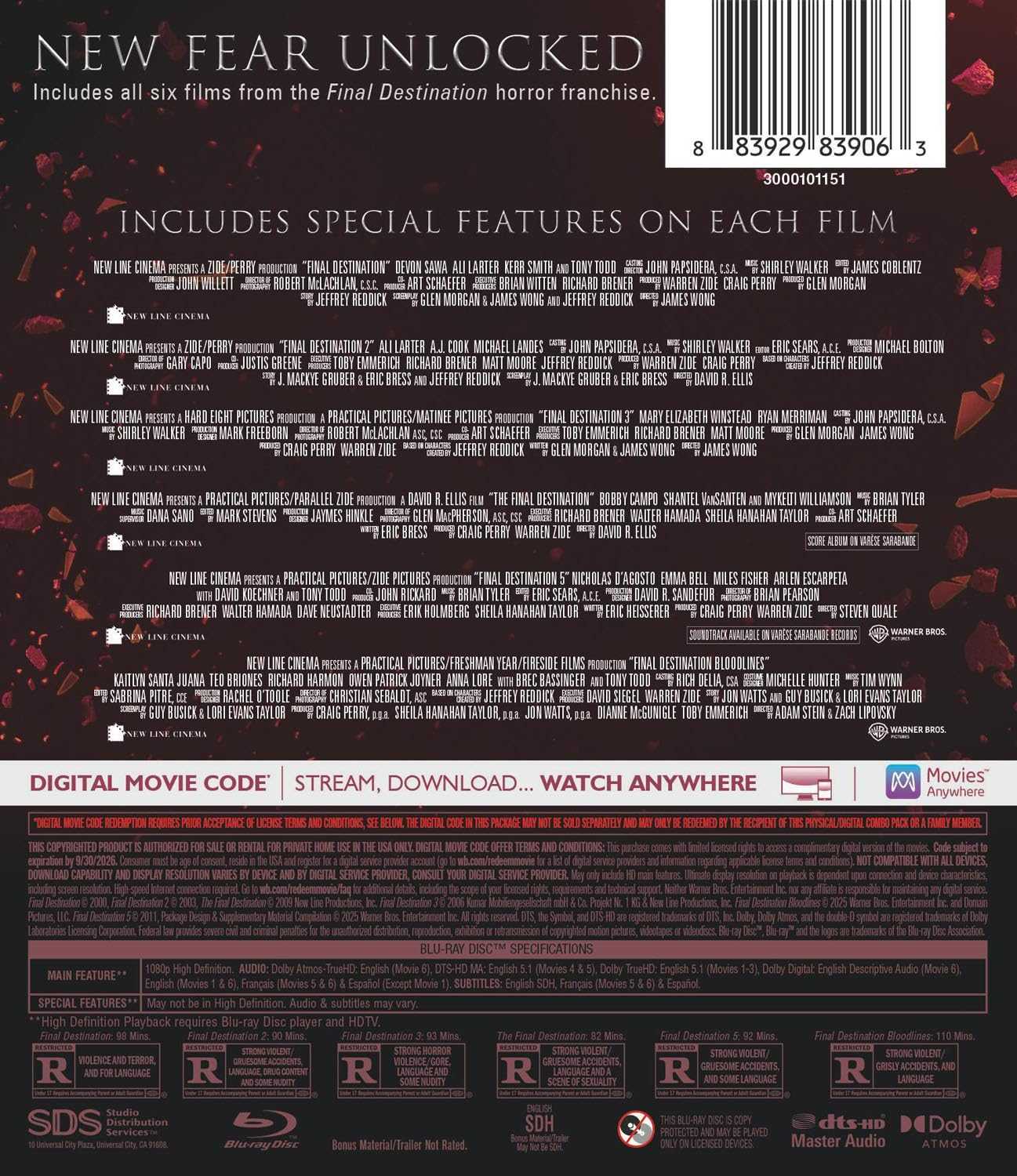 Final Destination Complete Collection New Complete ‘Final Destination’ Blu-Ray Collection Is To Die for