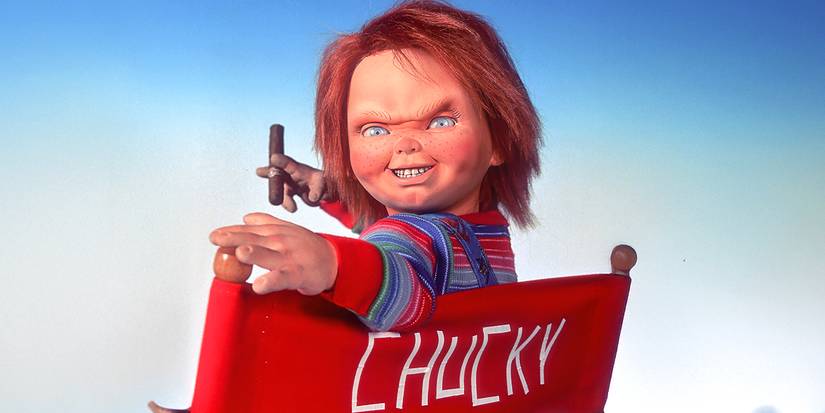 Chucky holding a cigar in Childs play 3