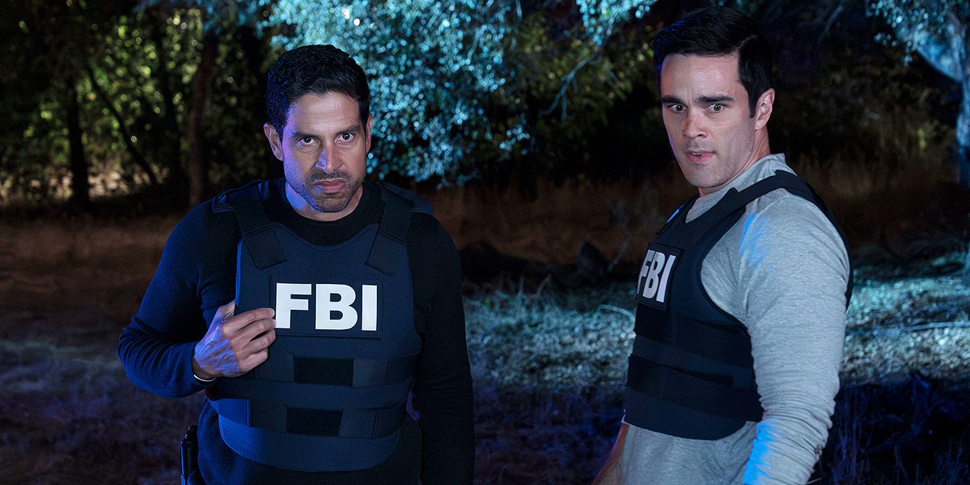 Alvez (Adam Rodriguez) and Green (RJ Hatanaka) in FBI tactical gear together in Criminal Minds