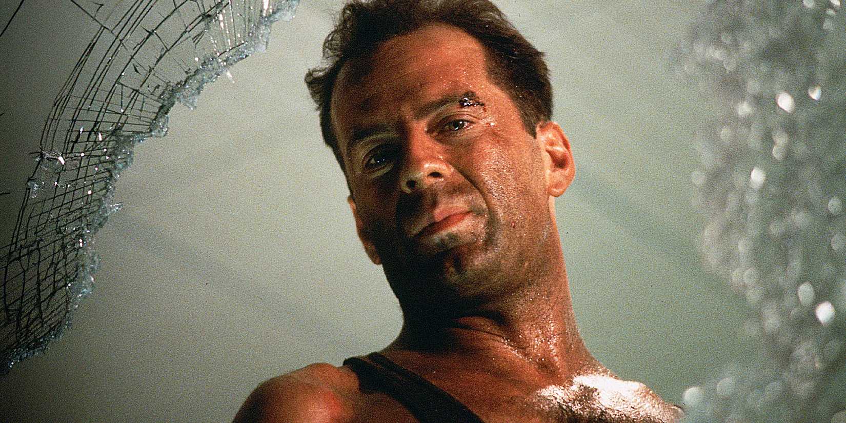Bruce Willis as John mcclane in 'Die Hard.'
