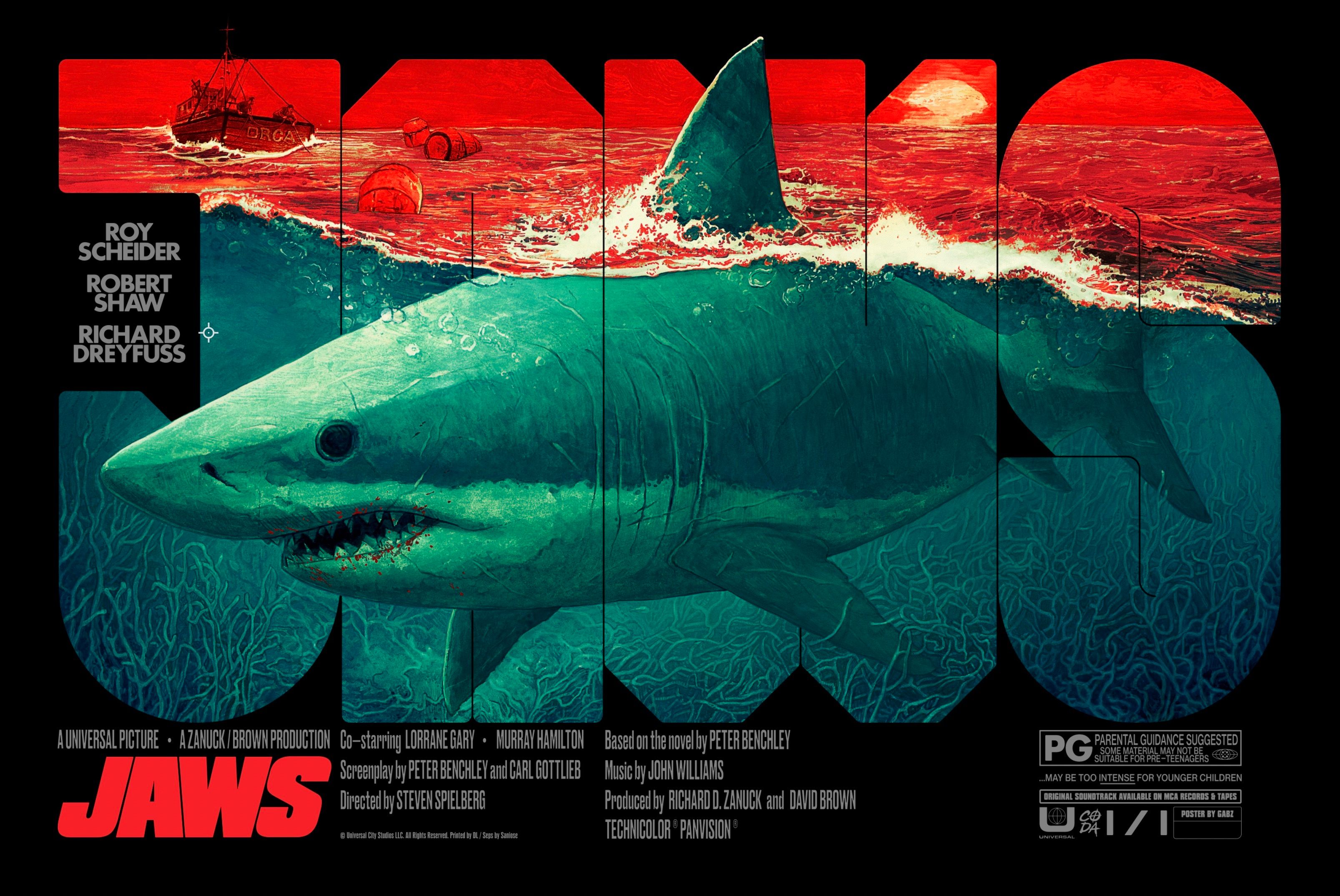 【映画館用両面ポスター】ジョーズ / Jaws 50th Anniversary 映画館用両面ポスター】ジョーズ / Jaws 50th IMAX ver. 映画館用両面
