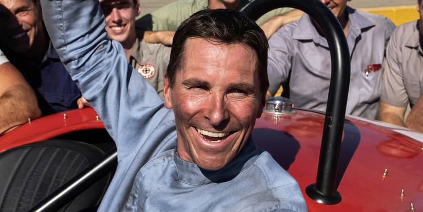Christian Bale in Ford v Ferrari