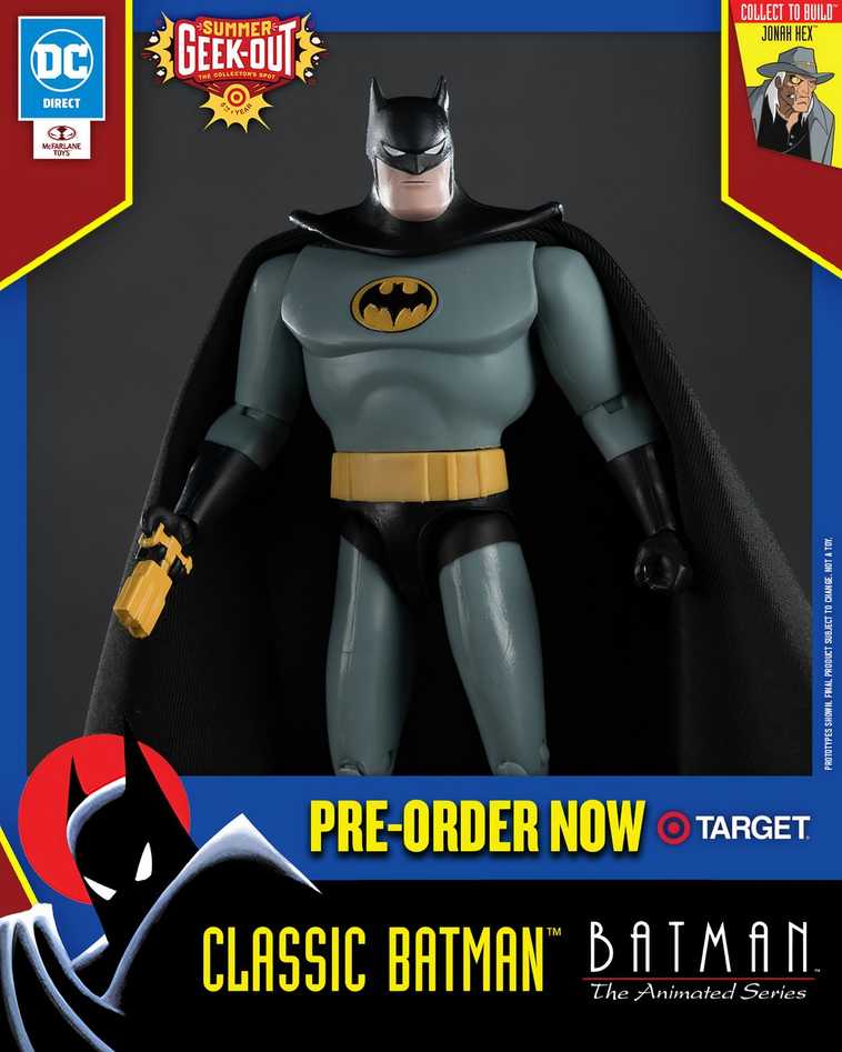 BATMOBILE BATMAN ANIMATED McFARLANE TOYS Gold Label 61 cm NEUF BATMOBILE BATMAN ANIMATED McFARLANE TOYS Gold Label 61 cm NEUF