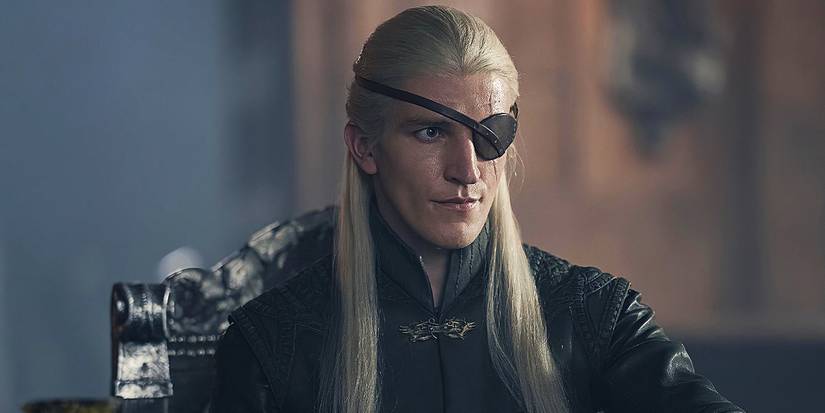 Ewan Mitchell as Aemond Targaryen in House of the Dragon