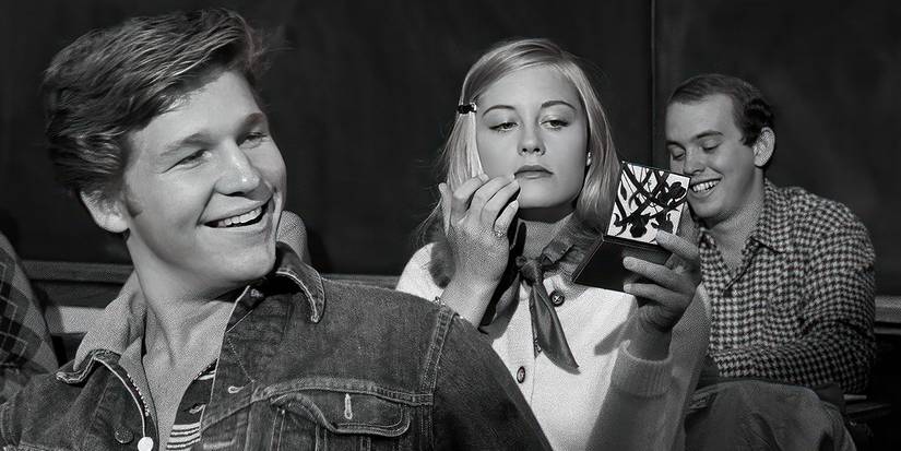 Jeff Bridges and Cybill Shepherd as Duane and Jacy in 'The Last Picture Show.'
