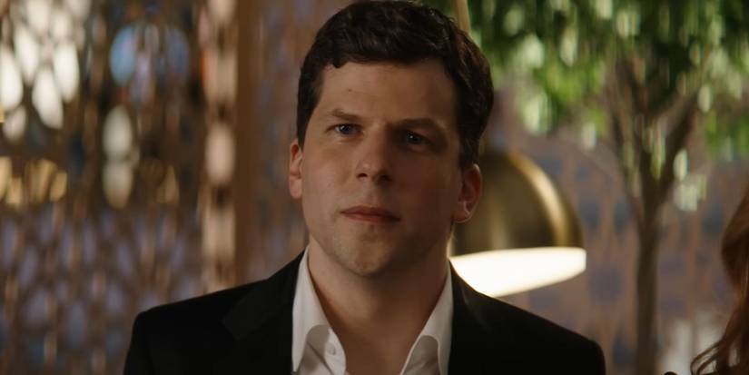 Jesse Eisenberg as J. Daniel Atlas in Now You See Me: Now You Don't.