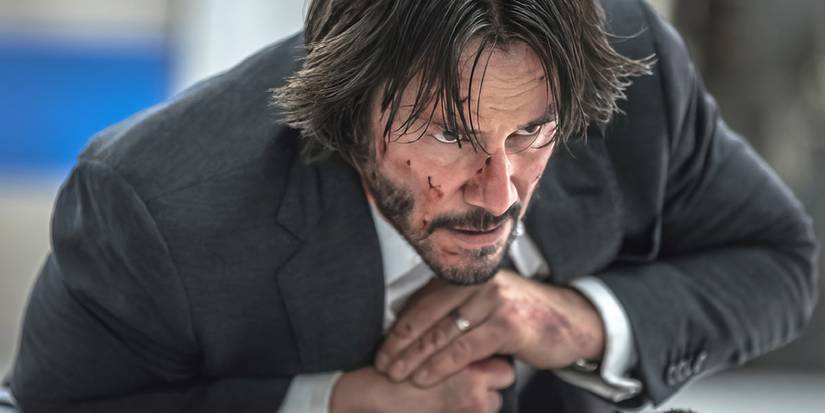 Keanu Reeves in a fight in John Wick Chapter 2
