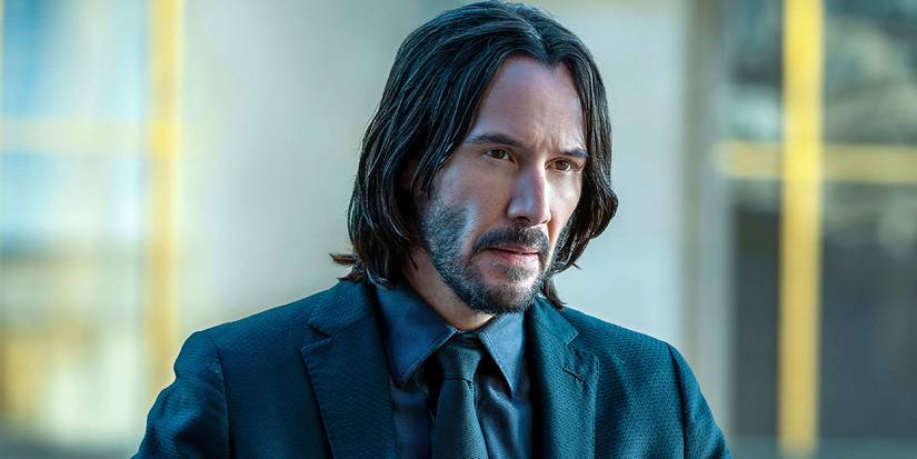 Keanu Reeves as John Wick in John Wick Chapter 4