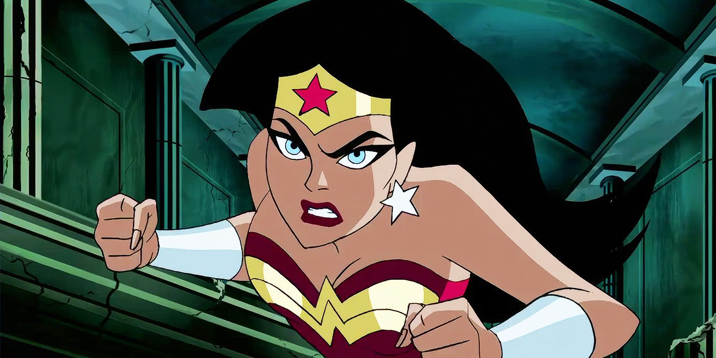 Animated Wonder Woman ready to punch in Justice League