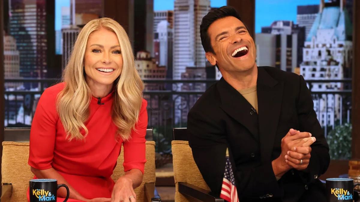 Kelly Laughing Insecure ‘Live With Kelly and Mark’ Returns Soon With Big Twists on the Horizon