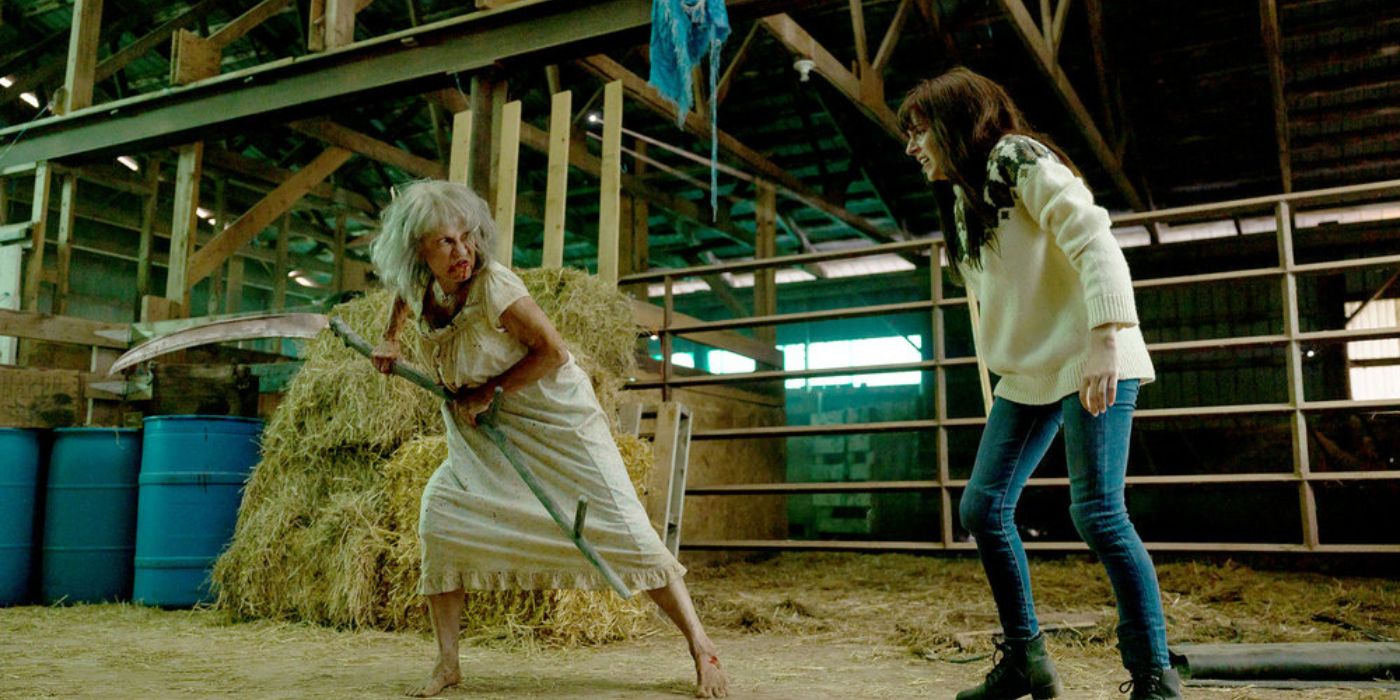 Romy Weltman defending herself against a "Reviver" in Revival