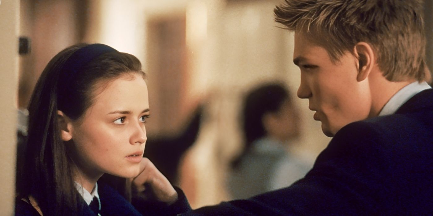 Tristan (Chad Michael Murray) arguing with Rory (Alexis Bledel) in Gilmore Girls